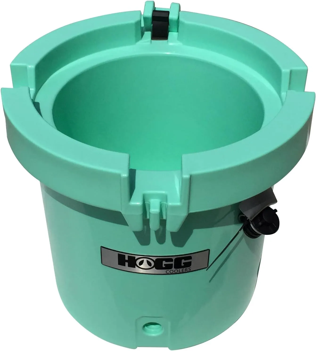 HOGG 20 Quart Round Insulated Portable Cooler Bucket, 24 Can Capacity, Easy Carry Handle