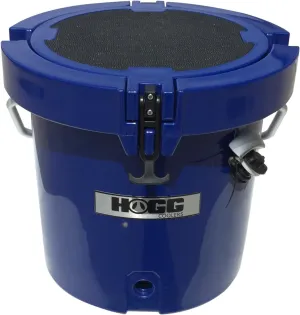 HOGG 20 Quart Round Insulated Portable Cooler Bucket, 24 Can Capacity, Easy Carry Handle