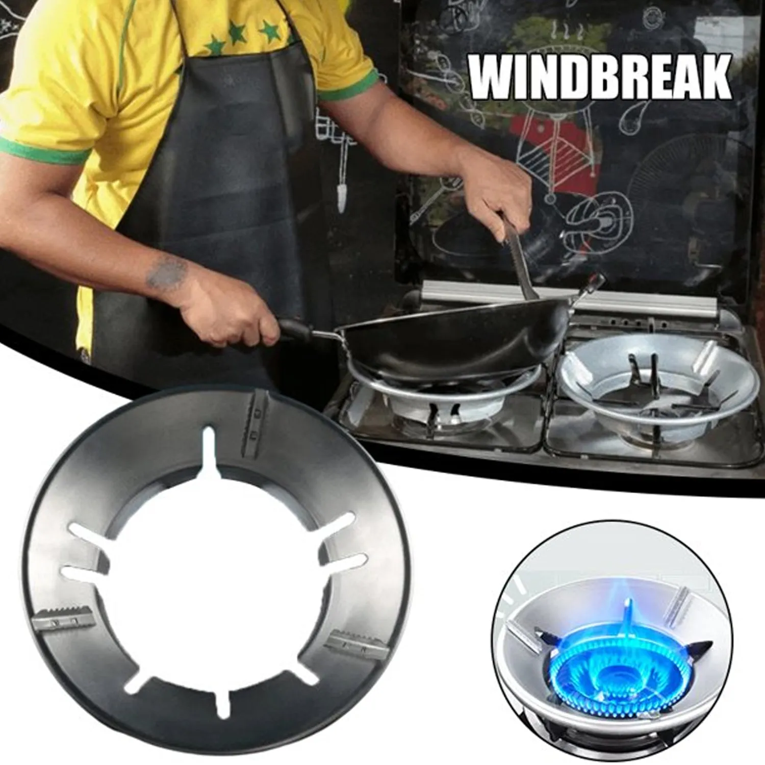 Home Gas Stove Windproof Energy-Saving Stand