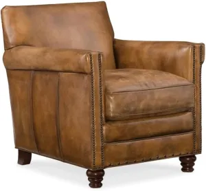 Hooker Furniture Potter Leather Club Chair