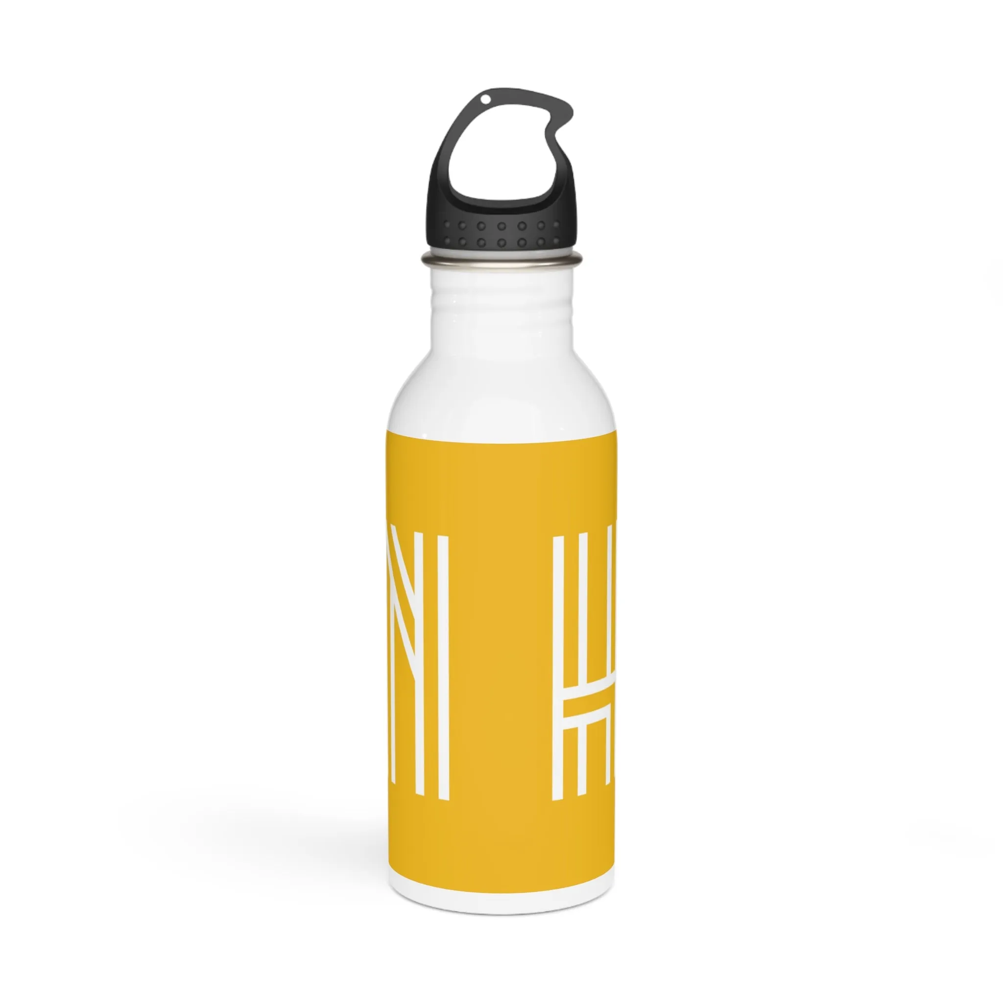 HOON Stylish Stainless Steel Water Bottle - Eco-Friendly, Durable, Perfect for On-the-Go - Yellow