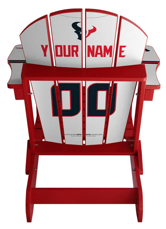 Houston Texans Custom with personalized name and number Jersey Chair Mini