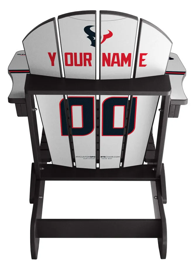 Houston Texans Custom with personalized name and number Jersey Chair Mini