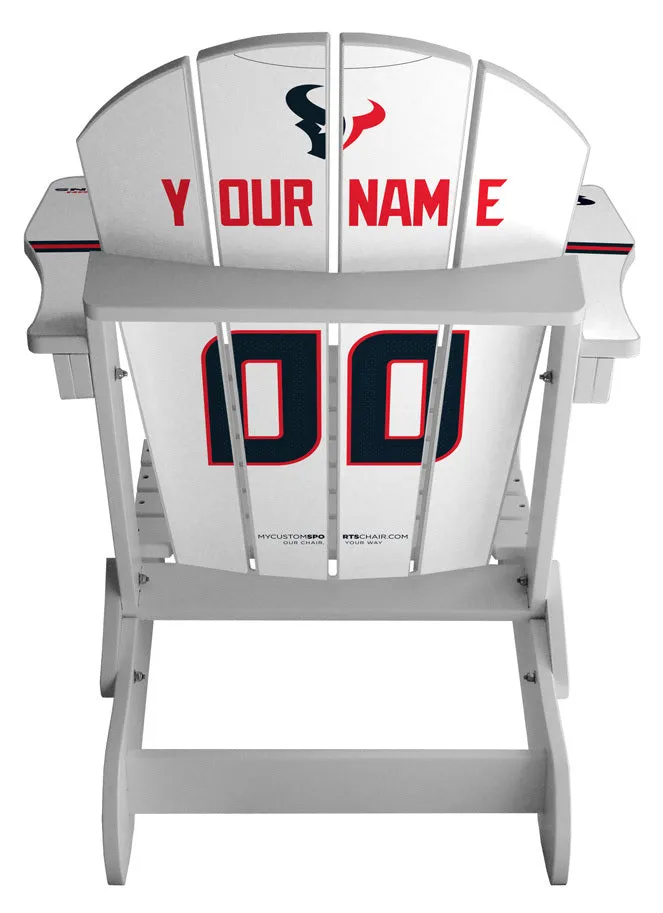 Houston Texans Custom with personalized name and number Jersey Chair Mini