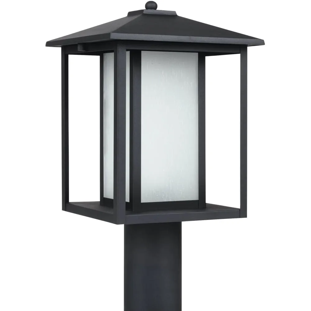 Hunnington Black LED Outdoor Post Lantern