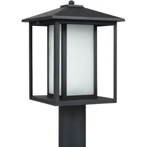 Hunnington Black LED Outdoor Post Lantern
