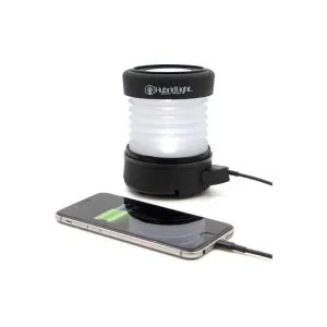HybridLight PUC 150 Lumens Expandable Lantern Flashlight and Charger Black