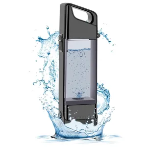 Hydrogen Enriched Water Bottle 2000 PPB Easy-to-Use Hydrogenated Water Generator with SPE/PEM Technology USB Rechargeable, Hydrogen Water Pitcher Replacement for Office Sport Gift Women Men