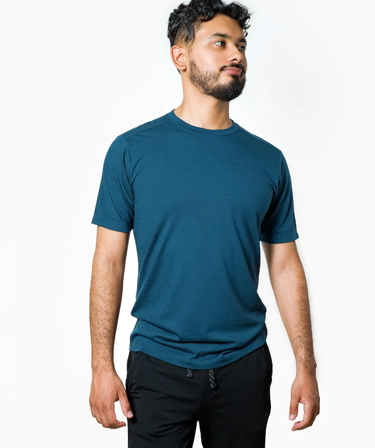 IBEX Merino Wool Men's Journey Short Sleeve Crew Neck Tee | Moisture-Wicking, Soft & Breathable Short Sleeve Men's T-Shirt