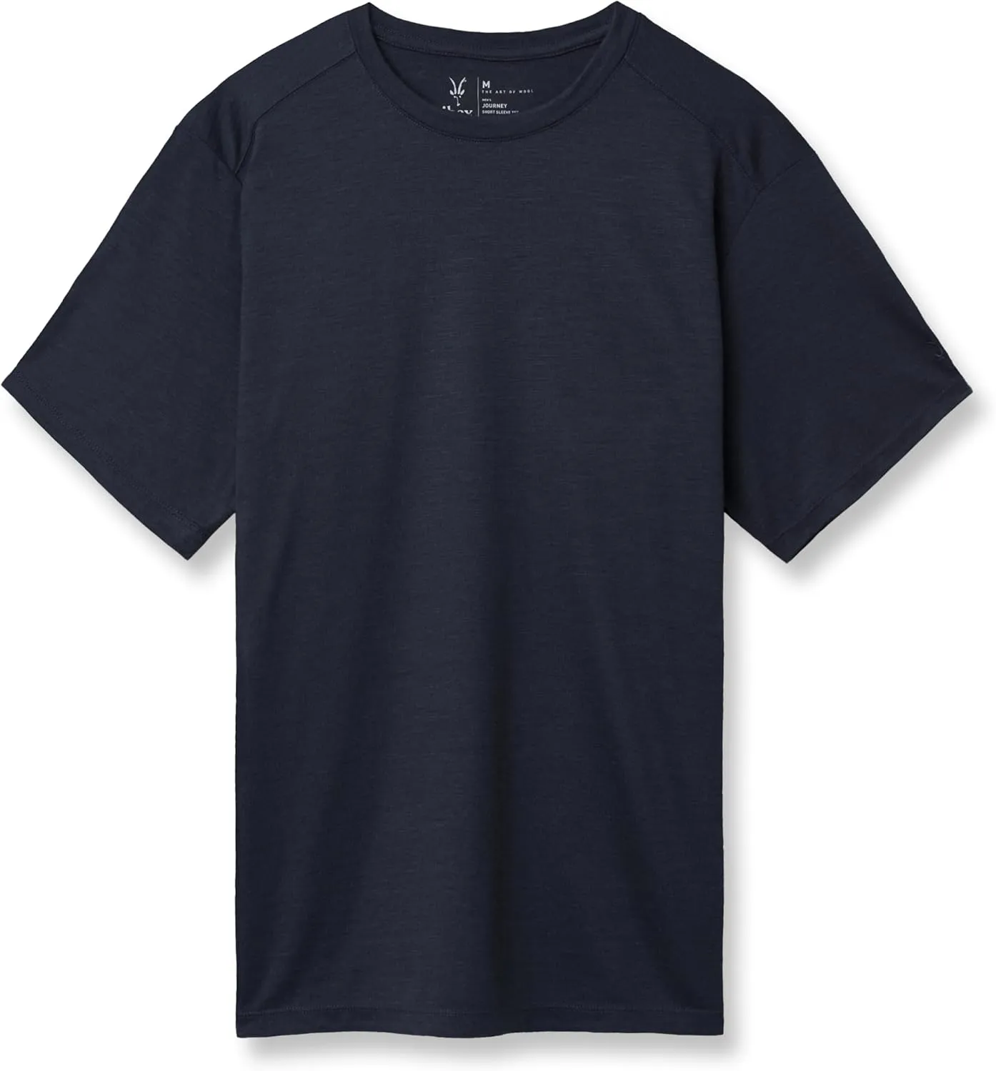 IBEX Merino Wool Men's Journey Short Sleeve Crew Neck Tee | Moisture-Wicking, Soft & Breathable Short Sleeve Men's T-Shirt