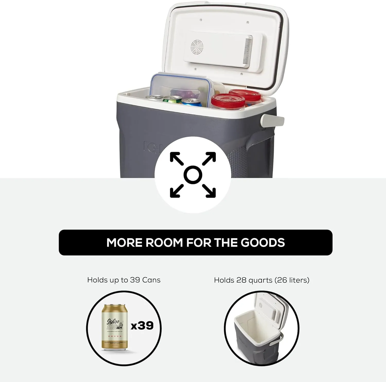 Igloo Iceless Thermoelectric Cooler, Portable Cooler Electric, Plug-in 12V Camping Fridge Cooler, Electric Ice Chest, Hielera Electrica