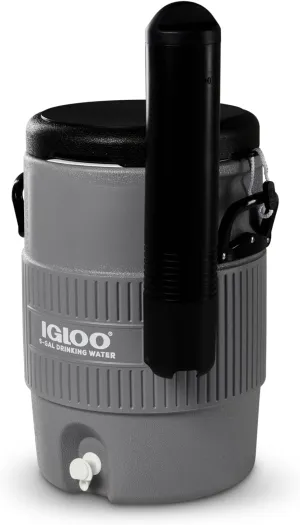 Igloo Sports Cooler Water Beverage Dispenser, Insulated 5 & 10 Gallon Water Cooler, Insulated Drink Dispenser with Spout, Portable Handwashing Stations