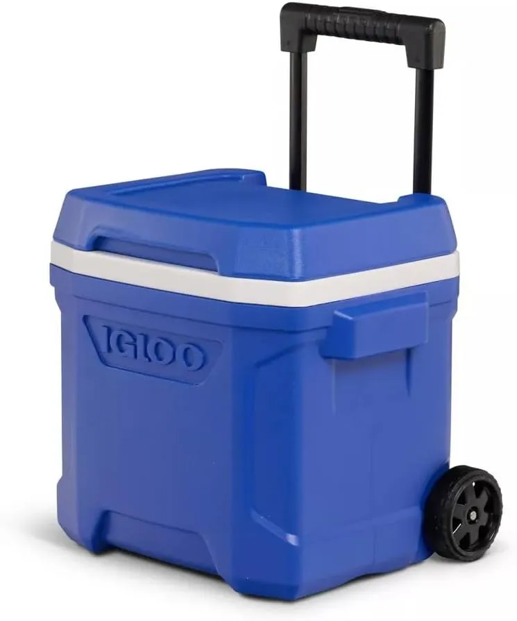 Igloos Cooler Hard-Sided Ice Chest, Insulated Portable Cooler, Heavy-Duty, Leak-Resistant Lid, Lightweight Ergonomic Handle
