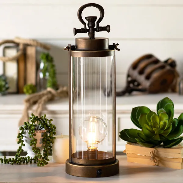 Industrial Tabletop LED Lantern