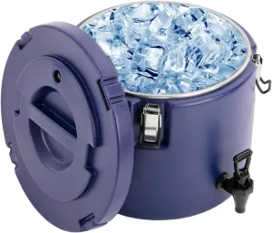 Insulated Beverage Cooler 5.3 Gallon, Dispenser with Stainless Steel Interior and Spout, Portable Sports Cooler for Camping, Hot Drink Dispenser for Hot Tea&Coffee,Cold Milk,Water,Juice