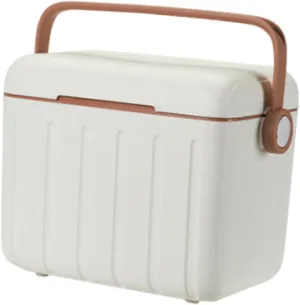 Insulated Cooler Box Storage Container 6L Cold/Heat Preservation Cooler Ice Chest Box for Camping Sports Home Boat Stall