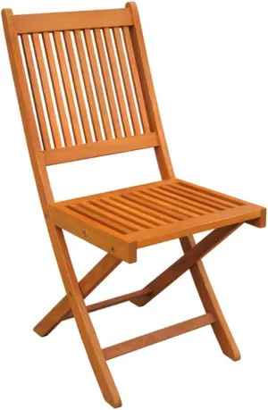 International Caravan Furniture Piece Royal Tahiti Set of 2 Outdoor Folding Garden Chair