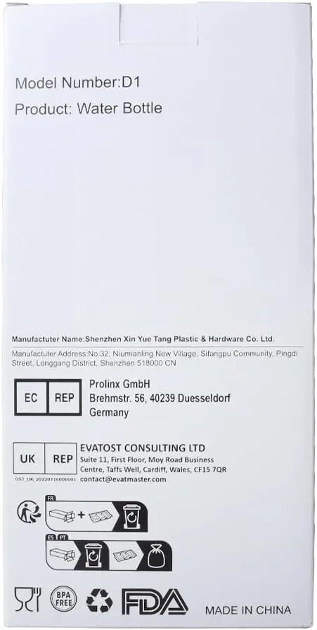 JIMACRO Water Bottle, Bottled Joy 1 Litre Water Bottle with Straw and Handle BPA-Free, 32 Oz Daily Water Intake Bottle with Time Markings Tracker to Remind The Drinking Time, Ideal for Hydration