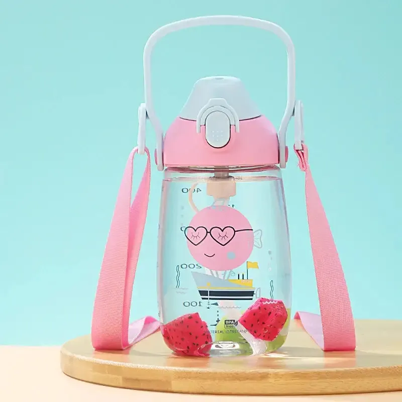 Kids Water Bottle With Straw