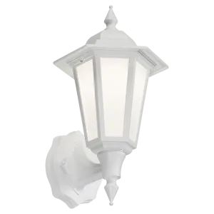 Knightsbridge LANT1W 230V IP54 8W LED Wall Lantern - White