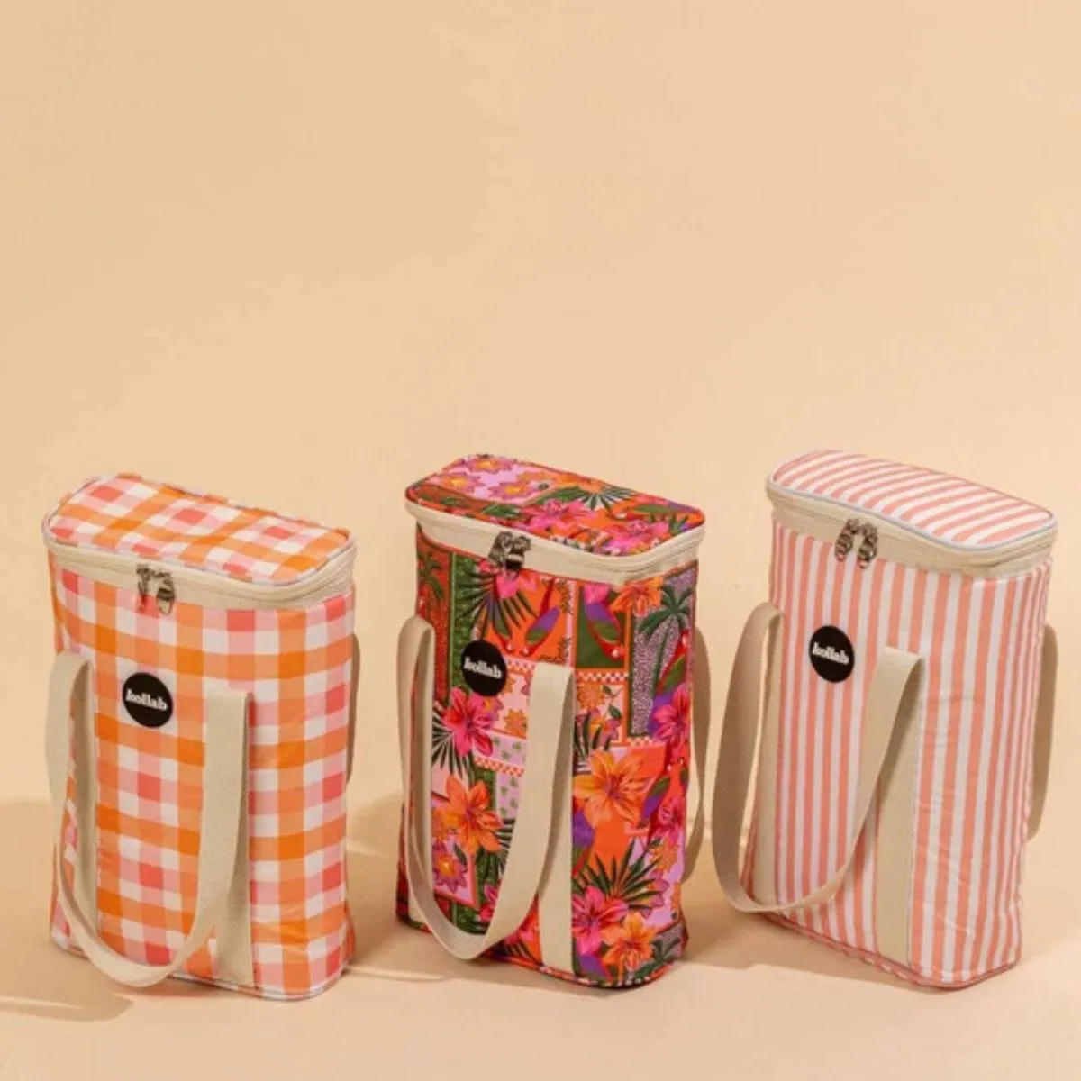 Kollab - Wine Cooler - Watermelon Peach Check