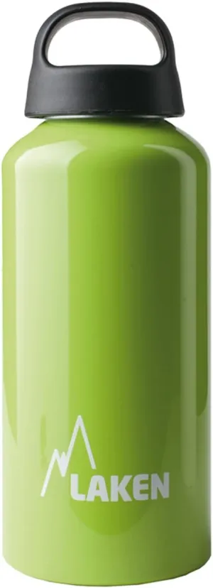 LAKEN Classic Water Bottle Wide Mouth Screw Cap with Loop - 20oz, Apple Green