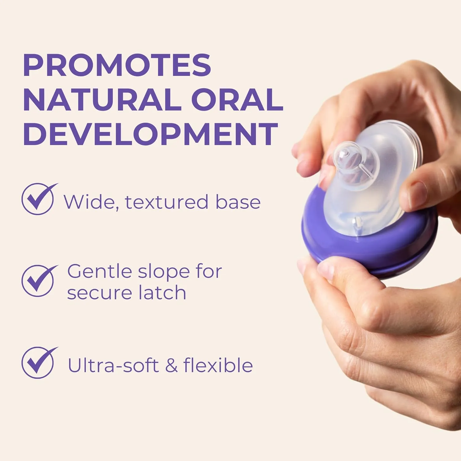 Lansinoh NaturalWave Baby Bottle Nipples, Extra Slow Flow, Size XS, 0  Months, 4 Count – 100% Soft, Durable Silicone, Made Without BPA BPS, Anti-Colic, Supports Baby’s Developing Mouth and Teeth