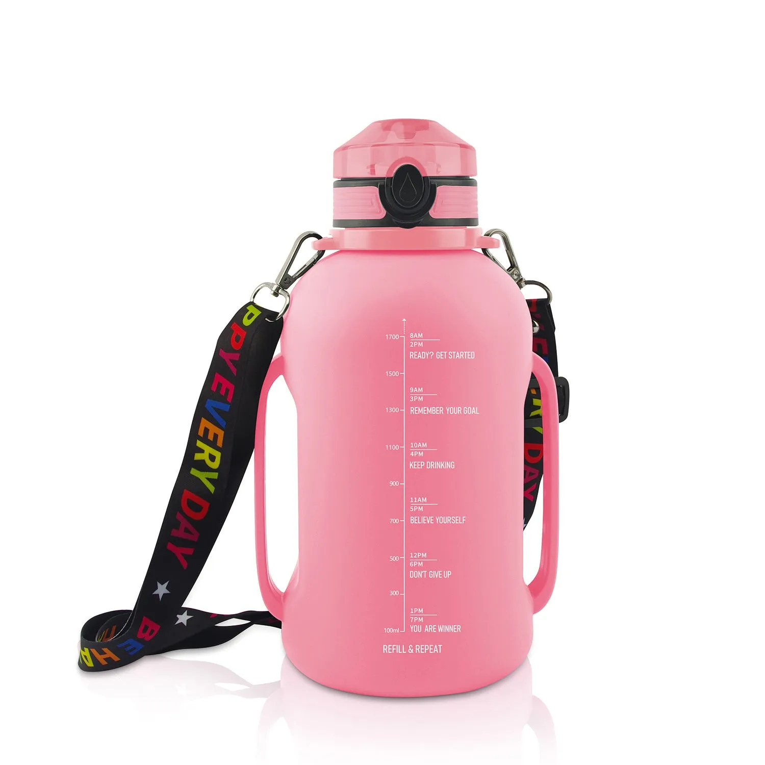 Large Capacity Water Cup Fitness Portable Roll Cup Outdoor Sports