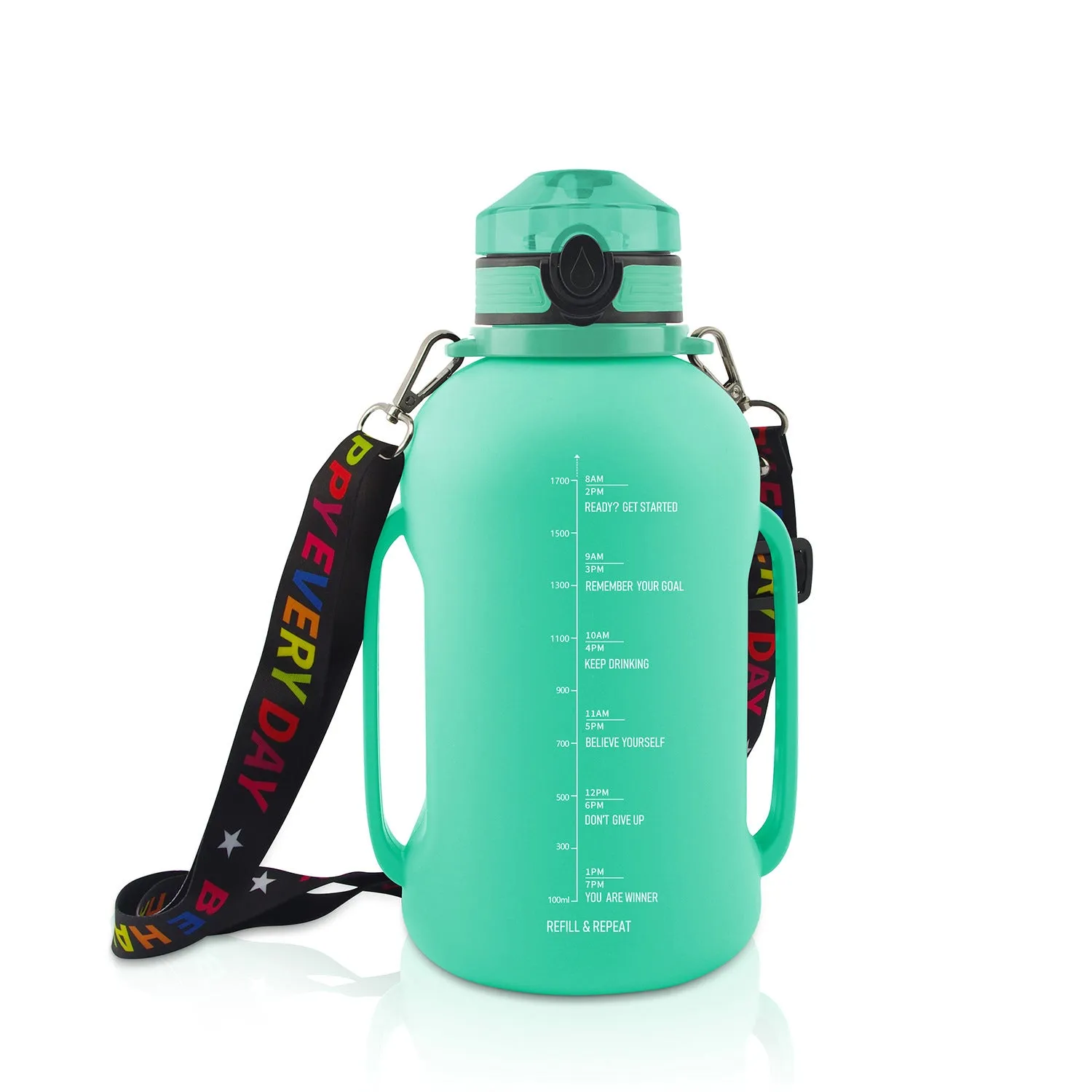 Large Capacity Water Cup Fitness Portable Roll Cup Outdoor Sports