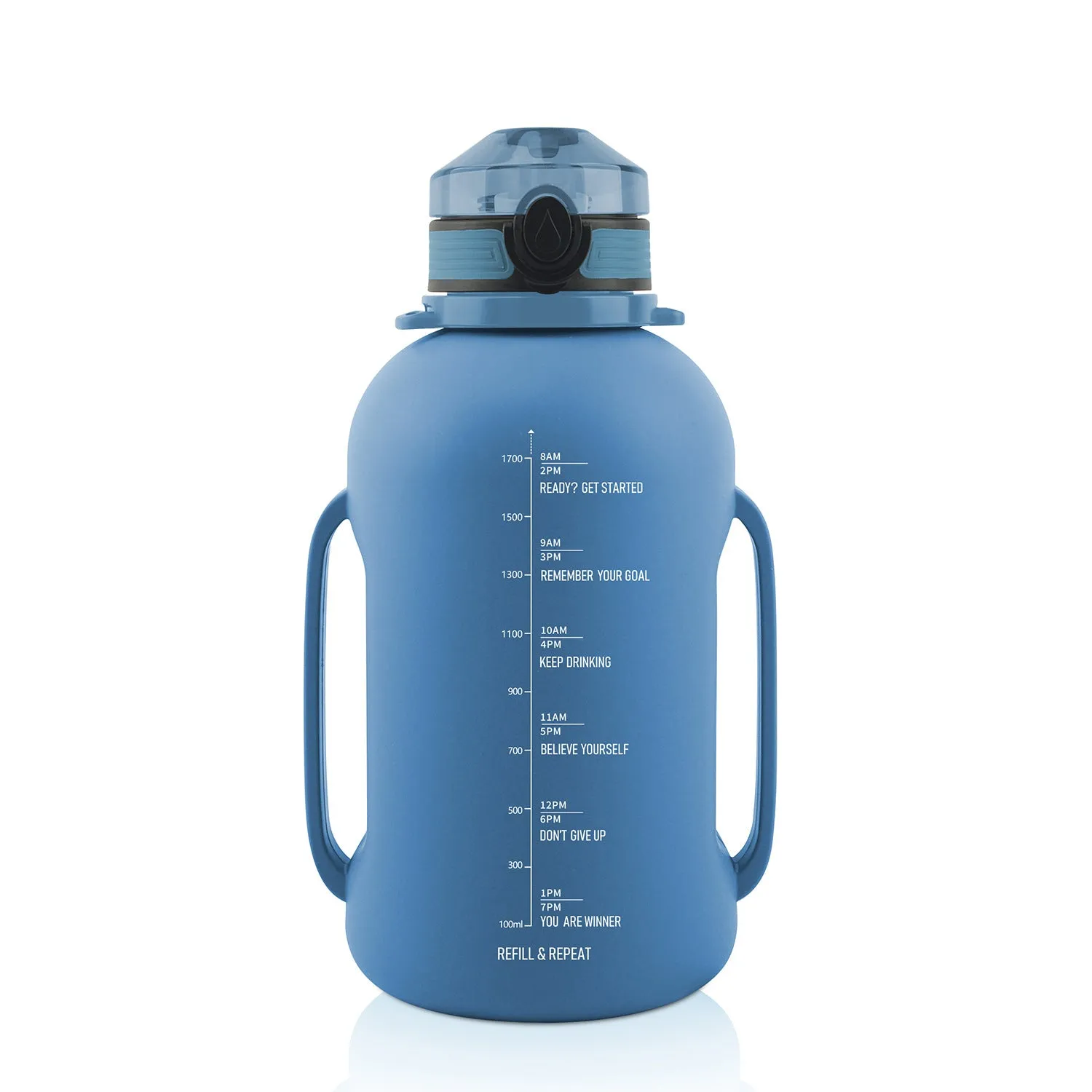 Large Capacity Water Cup Fitness Portable Roll Cup Outdoor Sports