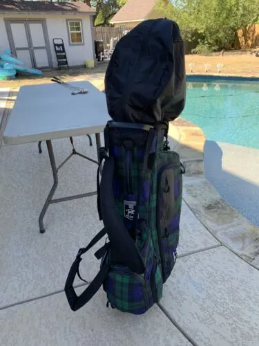 Large Lot Of Used Golf Clubs With Lifestyle Flextech Golf Bag