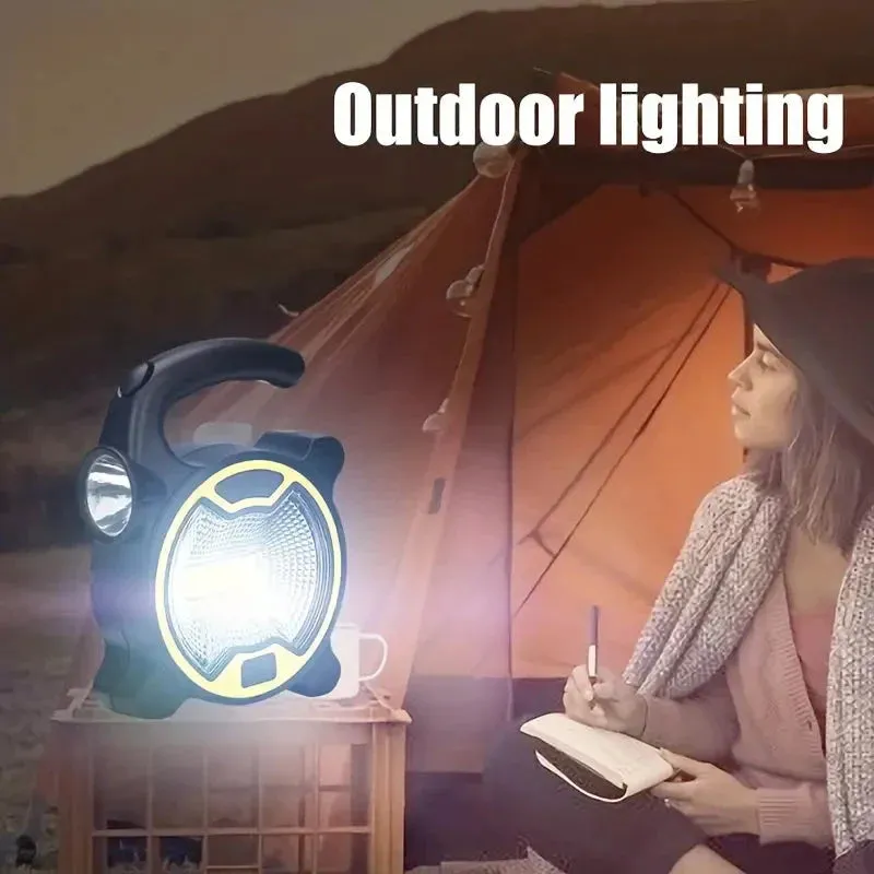 LED COB Camping Flashlight Lantern