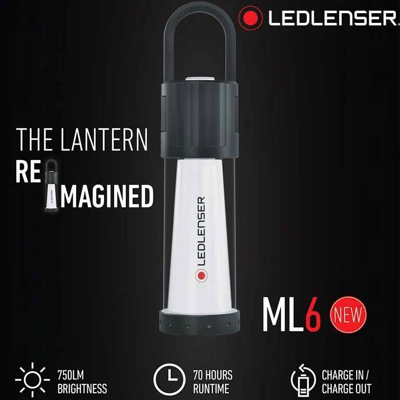 LED LENSER ML6 LANTERN - RECHARGEABLE