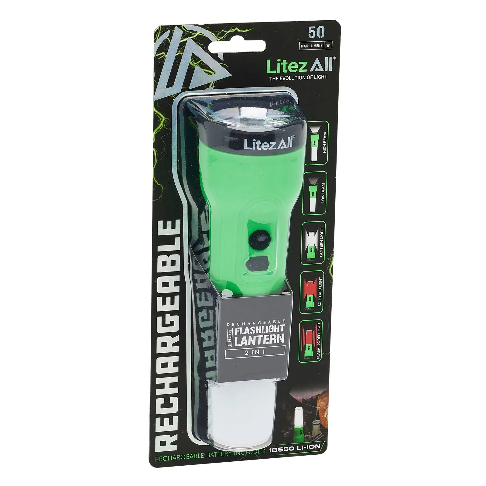 LitezAll Rechargeable Flashlight/Lantern