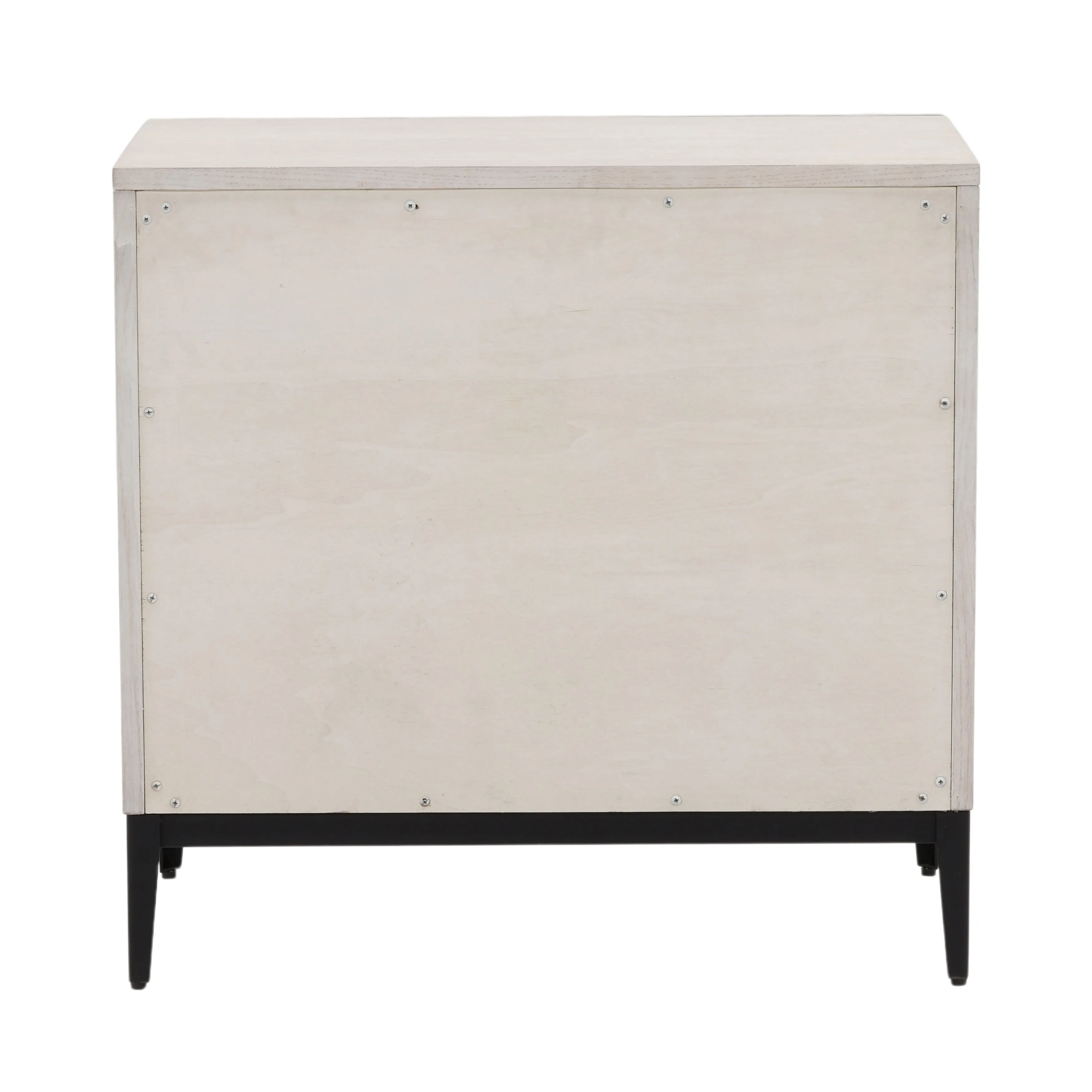Lunar Lantern: Sleek Light Grey Nightstand