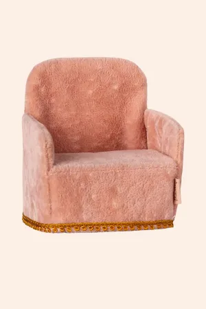 Maileg - Folding Chair - Mouse - Rose