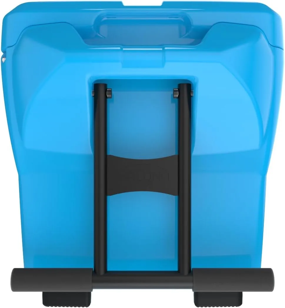Maluna 40 Quart Wheeled Hard Cooler| Rotomolded | Insulated Portable Ice Chest Box for Drinks, Beverages, Beach, Camping, Picnic, Hunting, Fishing, Boating | Made in USA