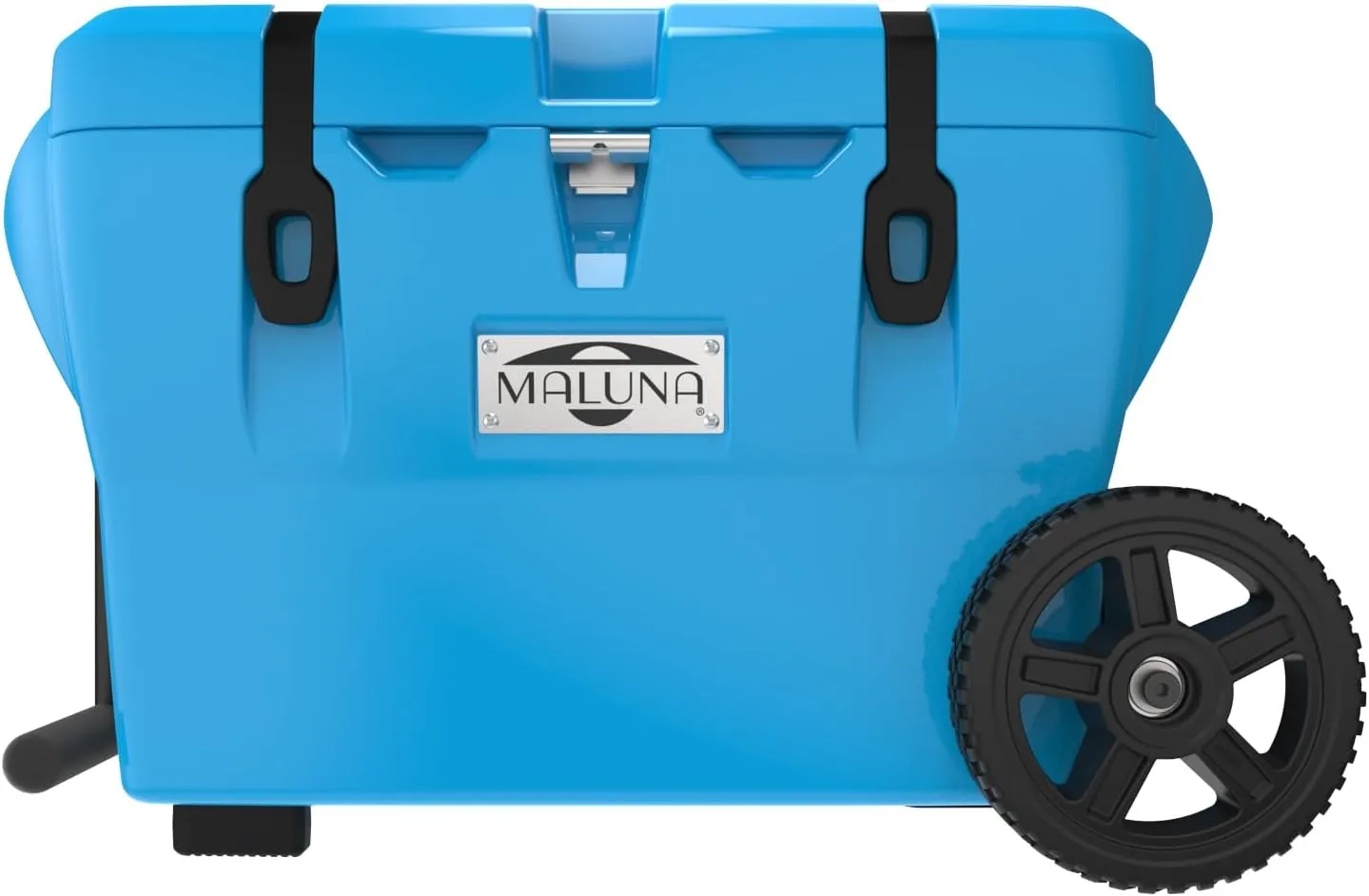Maluna 40 Quart Wheeled Hard Cooler| Rotomolded | Insulated Portable Ice Chest Box for Drinks, Beverages, Beach, Camping, Picnic, Hunting, Fishing, Boating | Made in USA