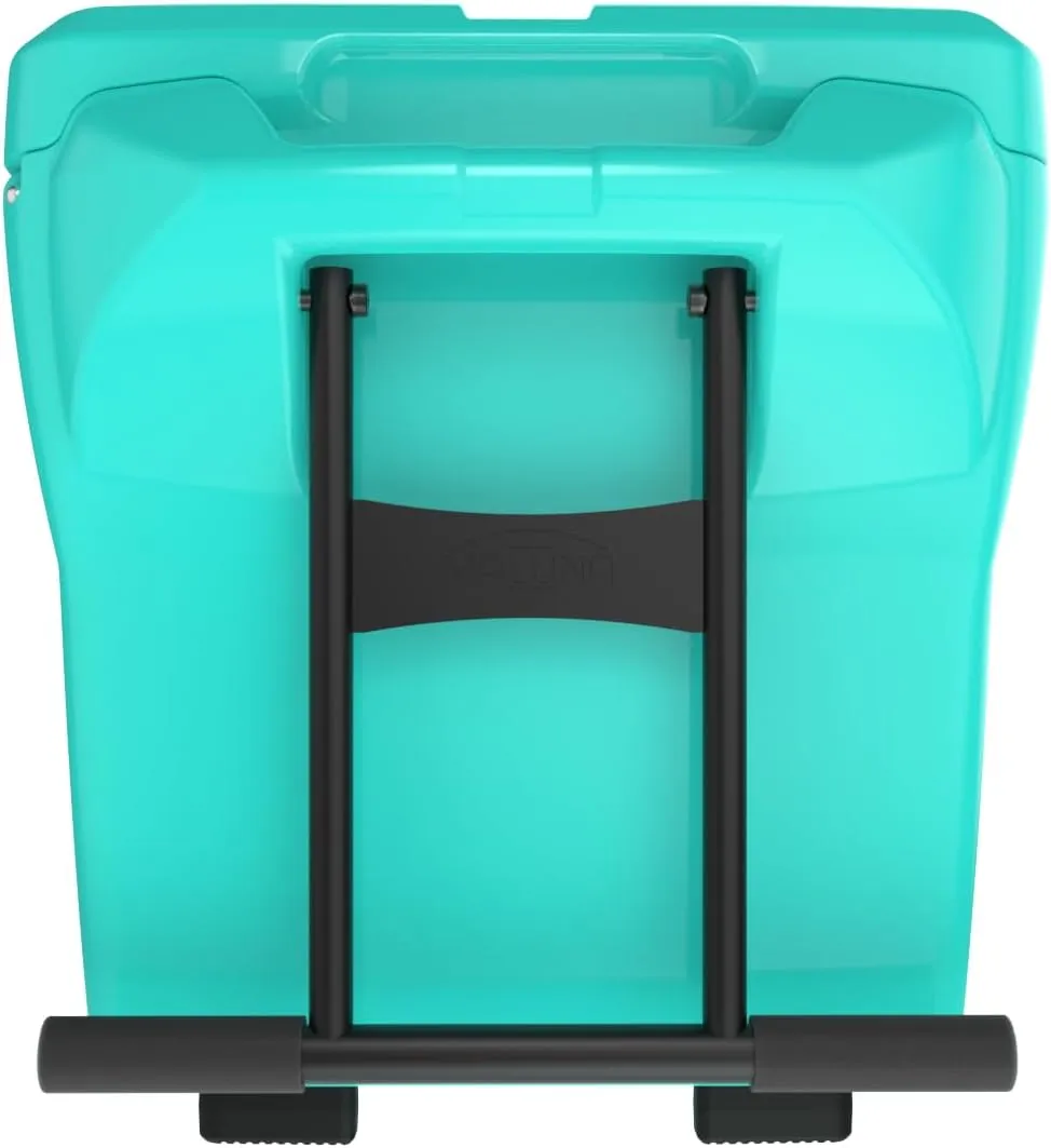 Maluna 70 Quart Wheeled Hard Cooler| Rotomolded | Insulated Portable Ice Chest Box for Drinks, Beverages, Beach, Camping, Picnic, Hunting, Fishing, Boating | Made in USA