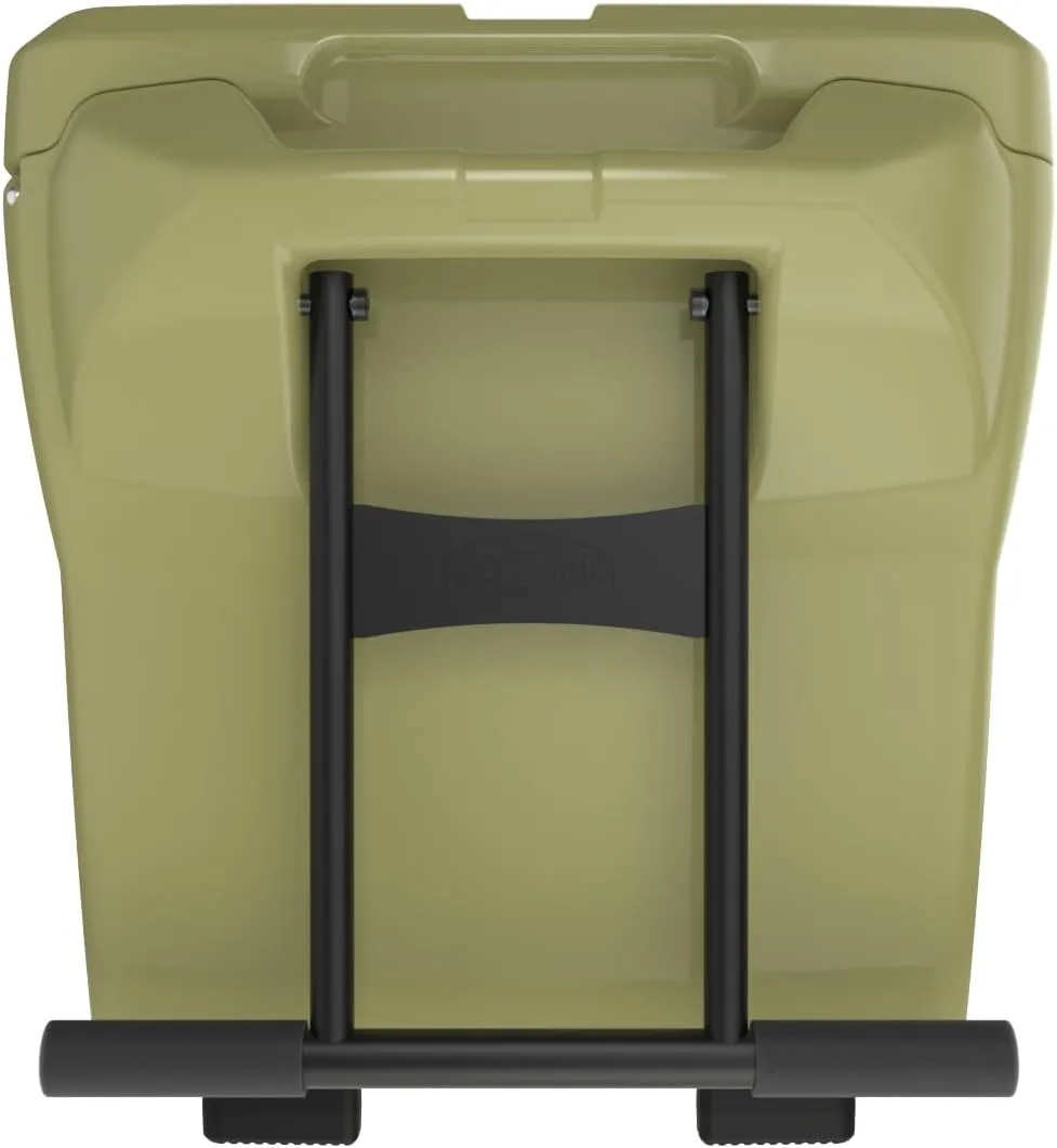 Maluna 70 Quart Wheeled Hard Cooler| Rotomolded | Insulated Portable Ice Chest Box for Drinks, Beverages, Beach, Camping, Picnic, Hunting, Fishing, Boating | Made in USA