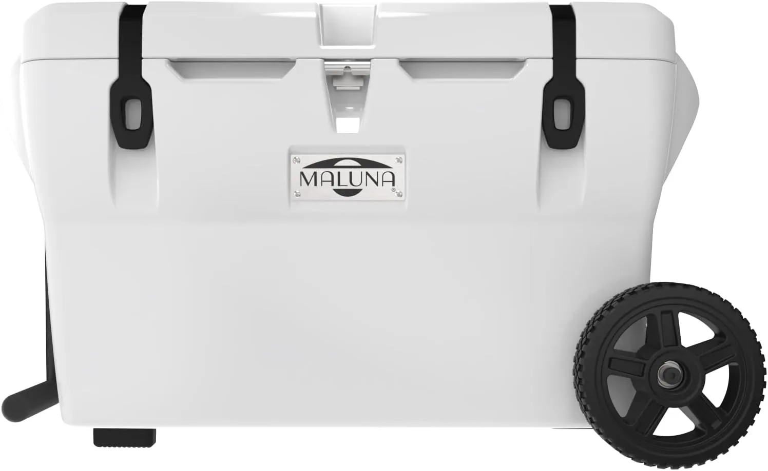 Maluna 70 Quart Wheeled Hard Cooler| Rotomolded | Insulated Portable Ice Chest Box for Drinks, Beverages, Beach, Camping, Picnic, Hunting, Fishing, Boating | Made in USA