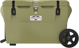Maluna 70 Quart Wheeled Hard Cooler| Rotomolded | Insulated Portable Ice Chest Box for Drinks, Beverages, Beach, Camping, Picnic, Hunting, Fishing, Boating | Made in USA