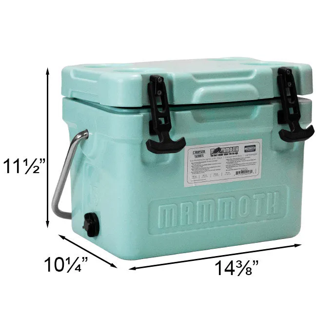Mammoth Cruiser Cooler, Seafoam, 12 Quarts
