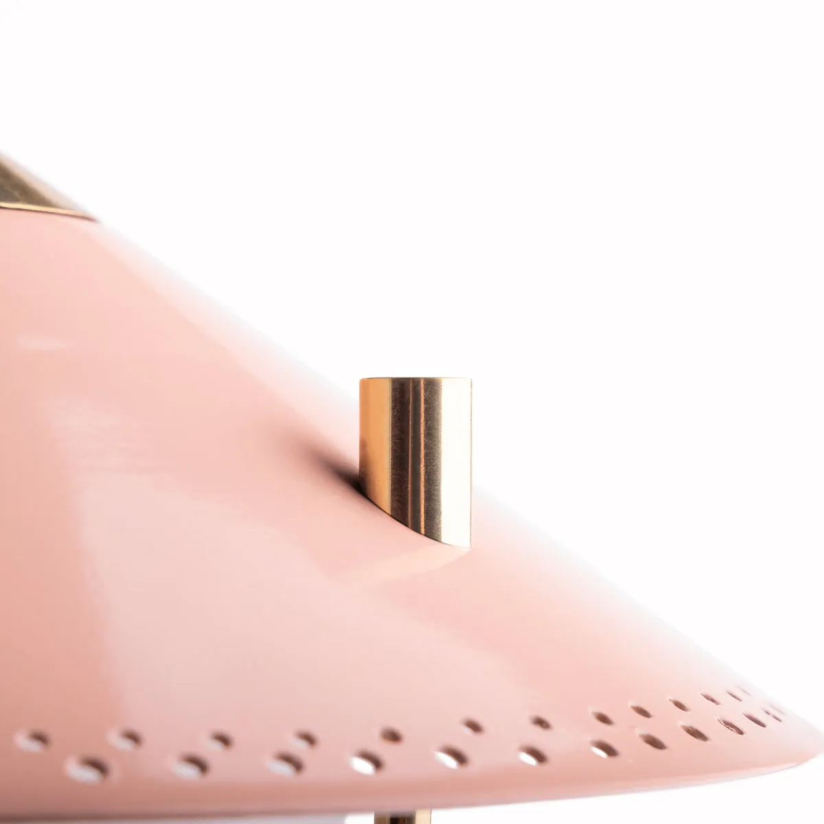 medium Stefan cordless lantern in Blush by the Novogratz