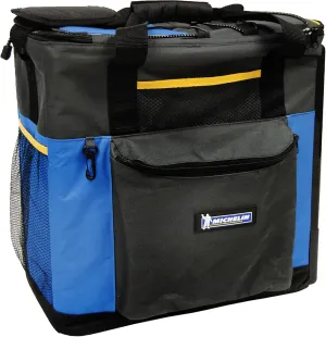 Michelin Electric Portable Cooler Plug in 12V Car Cooler/Warmer, 15 qt (14 L), Portable Car Fridge w/USB Charging Port,w/DC Power Cord, Shoulder Strap, Cord Storage, Travel Fishing Trucking Road Trip