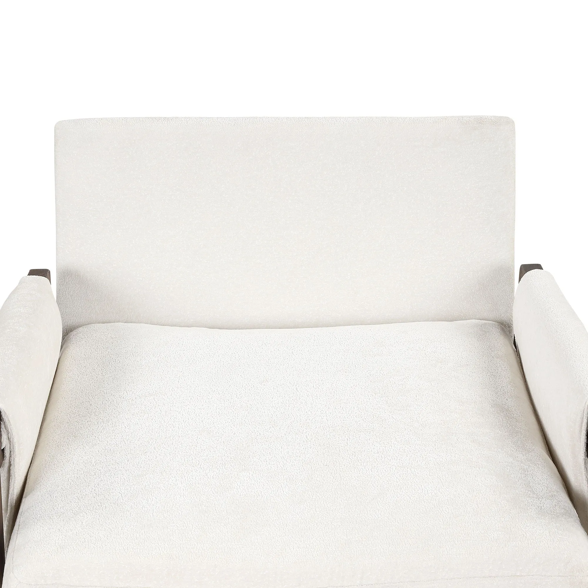 Mid-Century Modern Velvet Accent Chair, Leisure Chair With Solid Wood And Thick Seat Cushion For Living Room, Bedroom, Studio