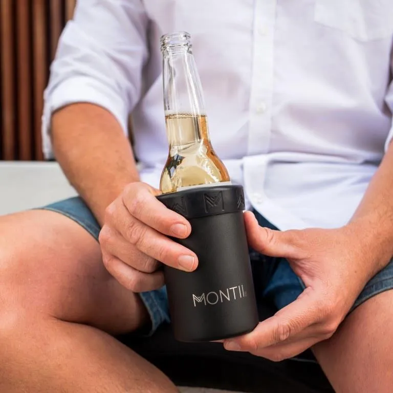 MontiiCo insulated can & bottle cooler - coal
