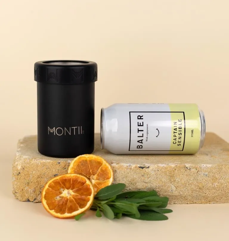 MontiiCo insulated can & bottle cooler - coal