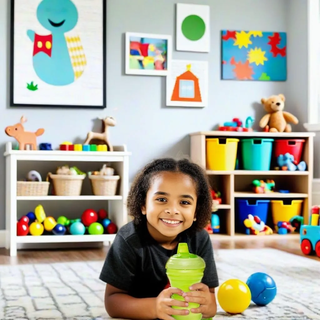 Munchkin Sippy Cups, 10oz Mighty Grip Spill Proof Toddler Cups for 6 Month Old - EZ to Hold Contoured Design, Soft Silicone Spout, Top Rack Dishwasher & Freezer Safe, BPA Free, Kids Cup (Blue/Green)