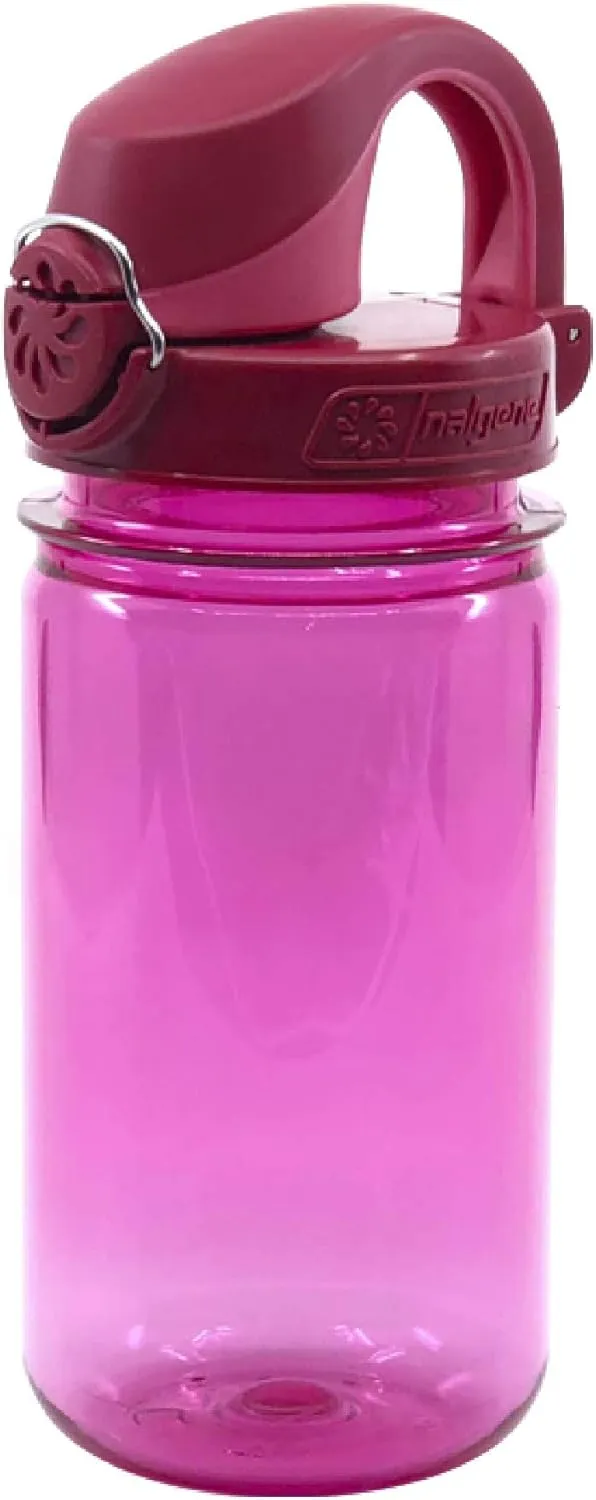 Nalgene Kids On The Fly Water Bottle, Leak Proof, Durable, BPA and BPS Free, Carabiner Friendly, Reusable and Sustainable, 12 Ounces